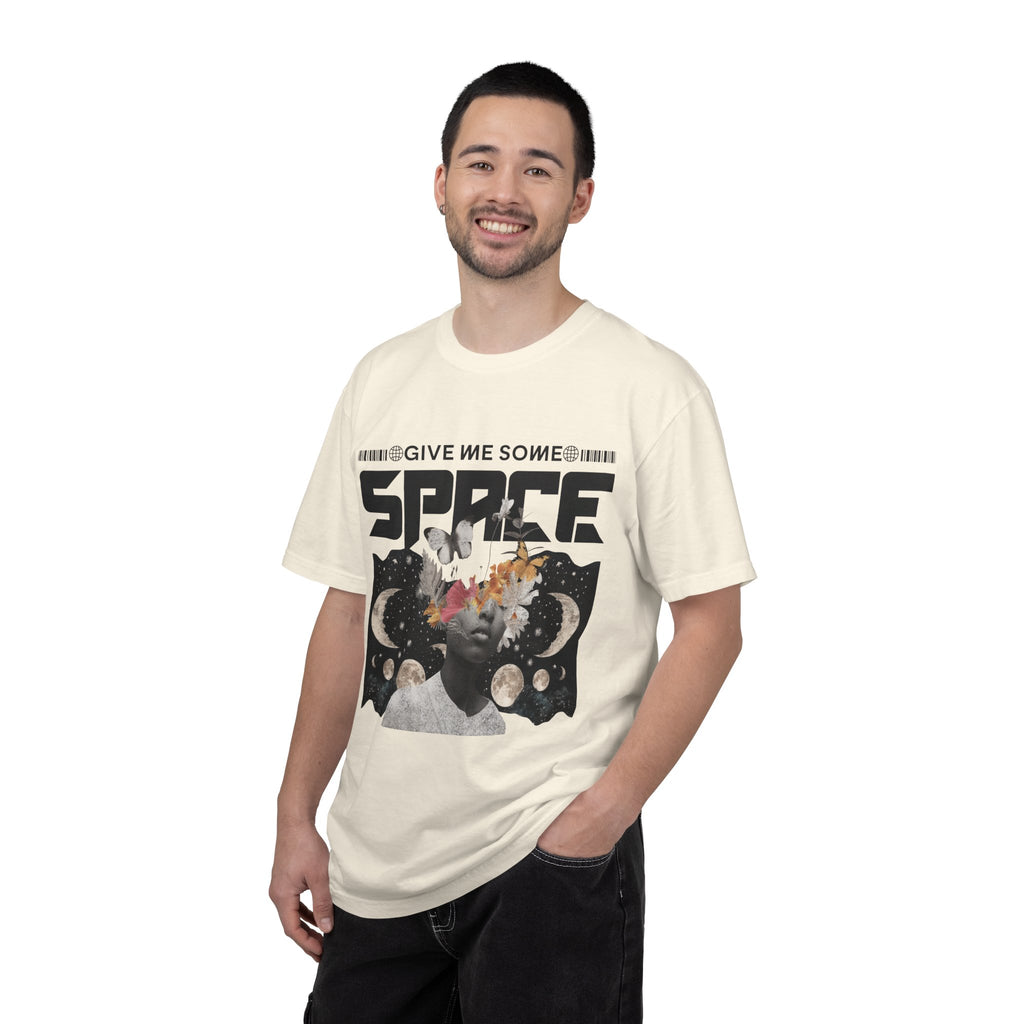 Give Me Some Space Graphic T-Shirt — Vintage Cosmic Collage Tee
