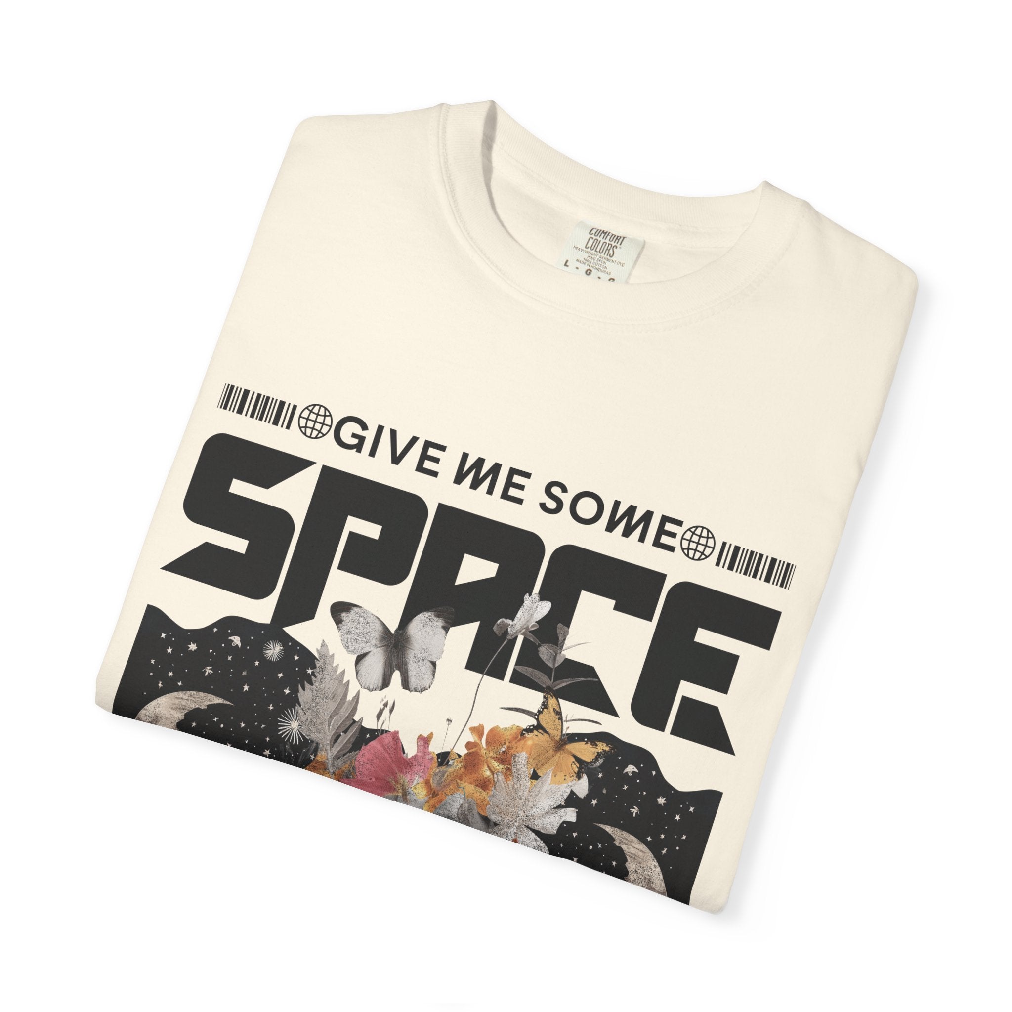 Give Me Some Space Graphic T-Shirt — Vintage Cosmic Collage Tee