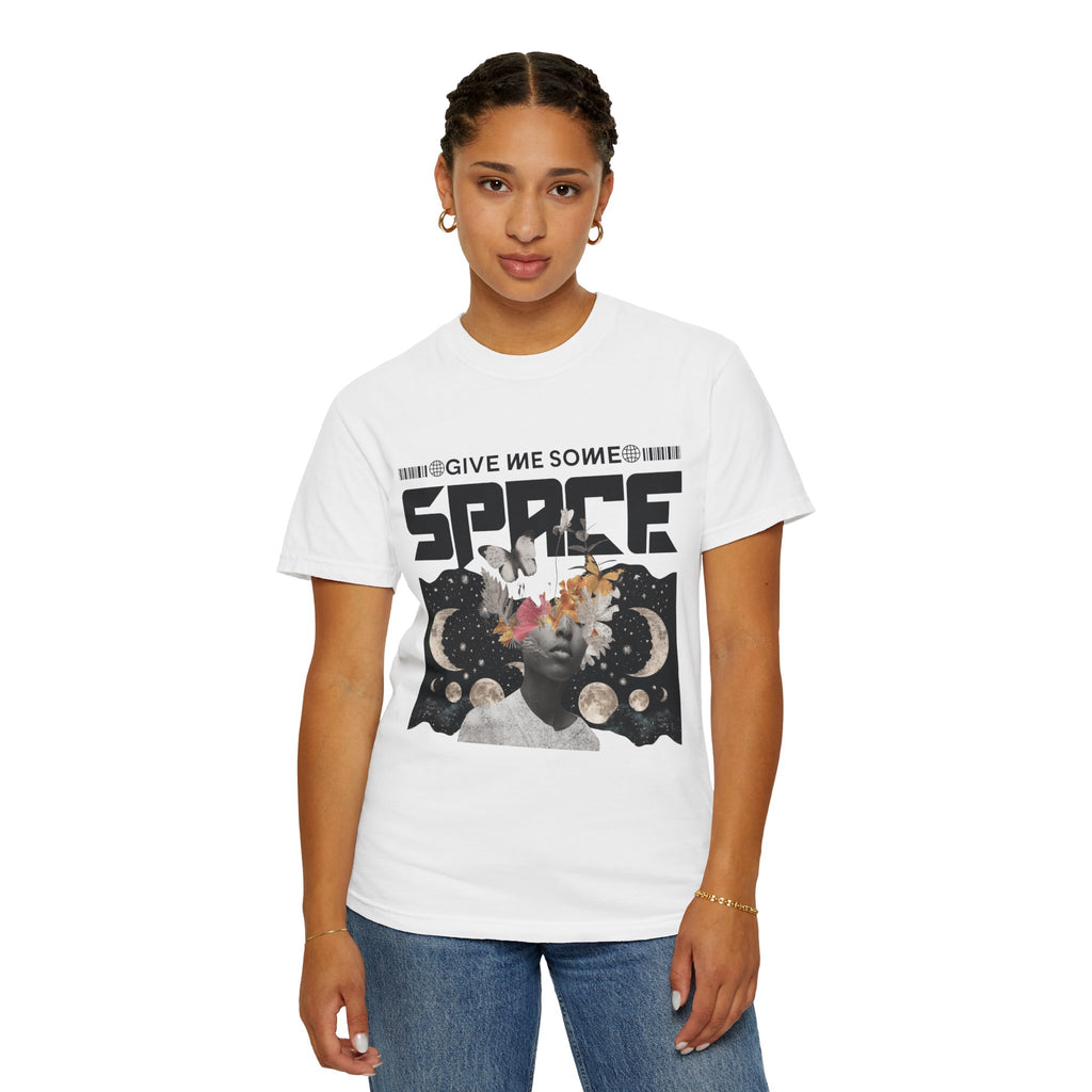Give Me Some Space Graphic T-Shirt — Vintage Cosmic Collage Tee