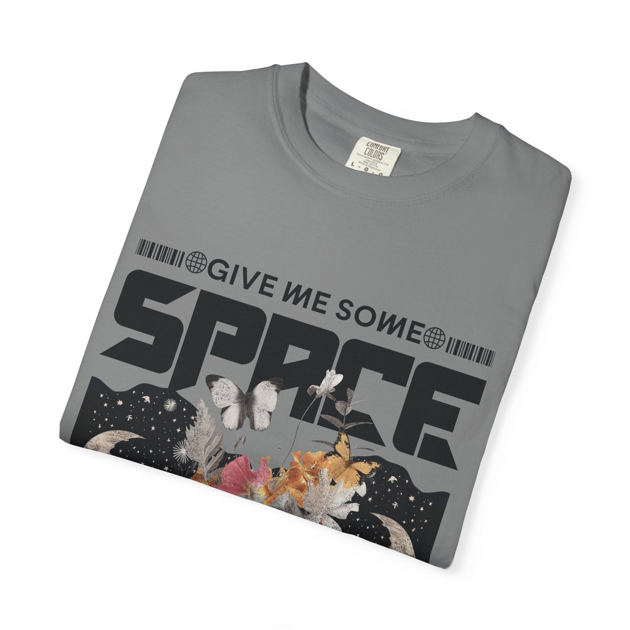 Give Me Some Space Graphic T-Shirt — Vintage Cosmic Collage Tee