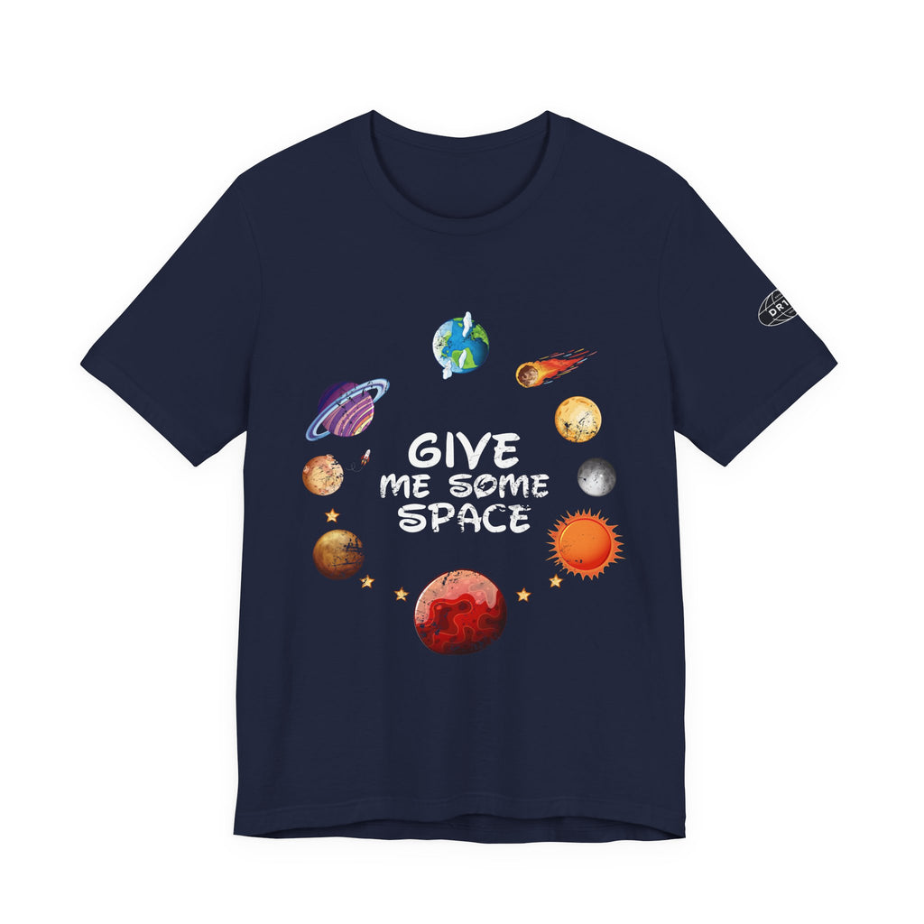Solar System Circle Tee — Watercolor Planets Graphic T-Shirt