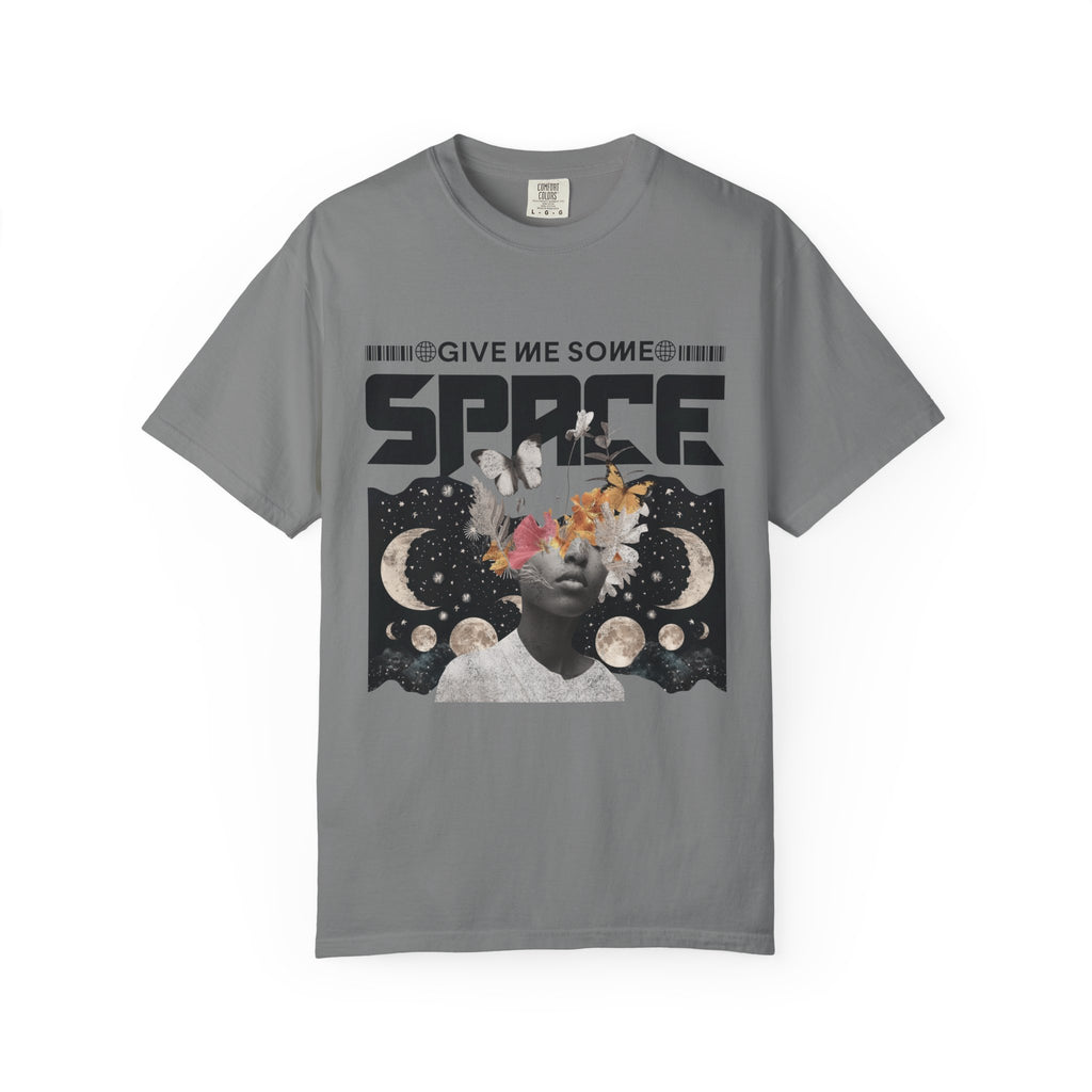 Give Me Some Space Graphic T-Shirt — Vintage Cosmic Collage Tee