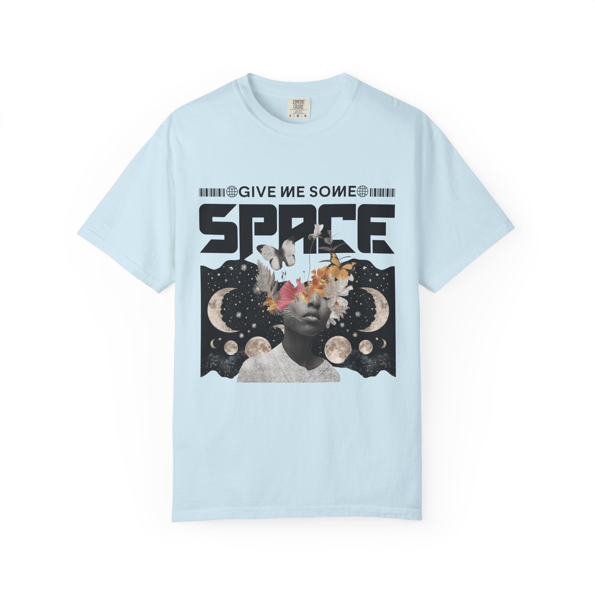 Give Me Some Space Graphic T-Shirt — Vintage Cosmic Collage Tee