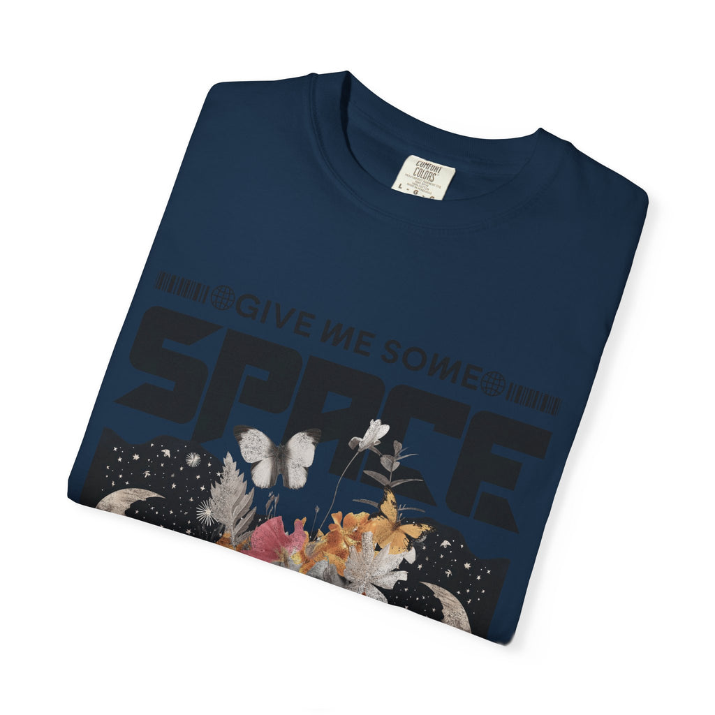 Give Me Some Space Graphic T-Shirt — Vintage Cosmic Collage Tee