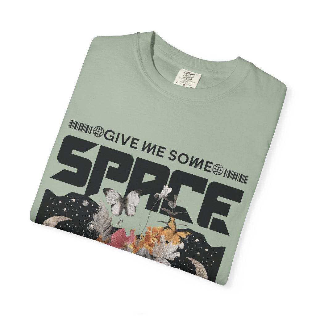 Give Me Some Space Graphic T-Shirt — Vintage Cosmic Collage Tee