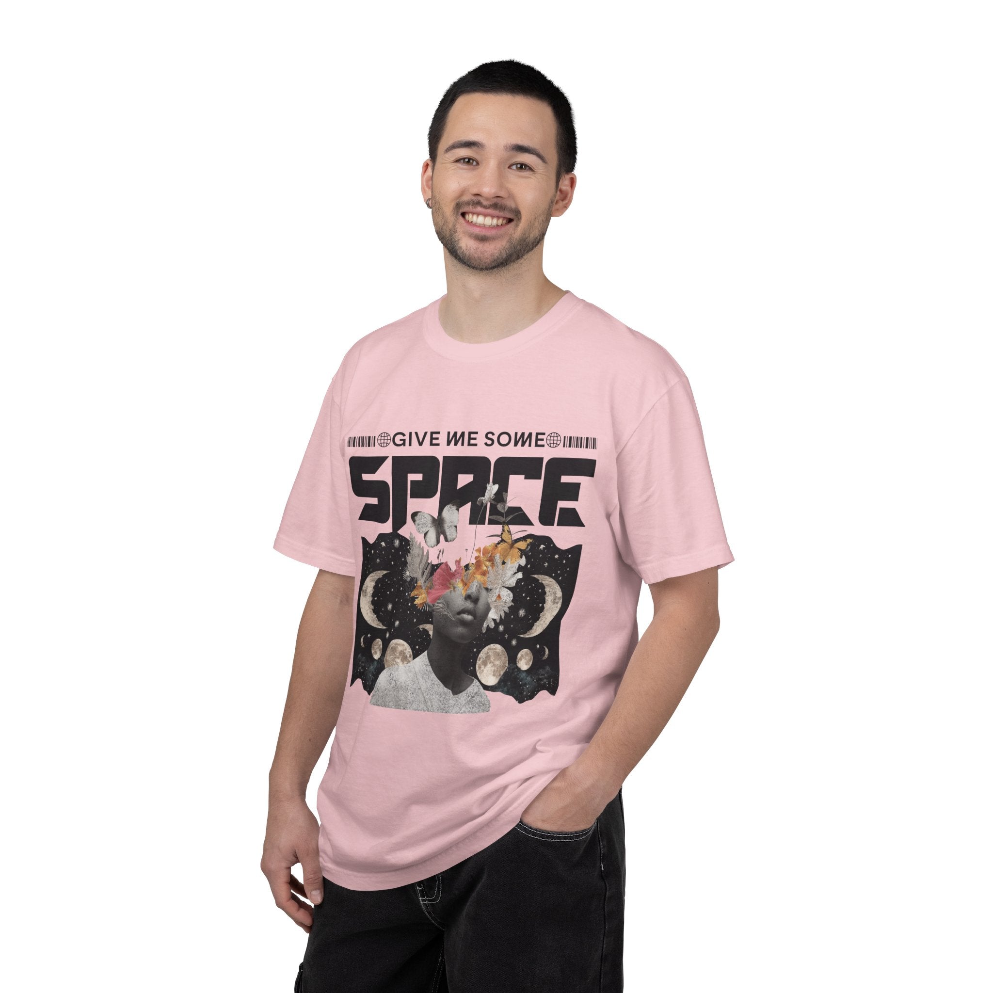 Give Me Some Space Graphic T-Shirt — Vintage Cosmic Collage Tee