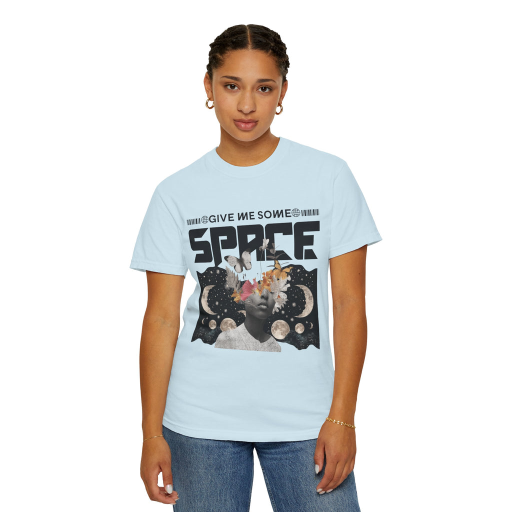Give Me Some Space Graphic T-Shirt — Vintage Cosmic Collage Tee