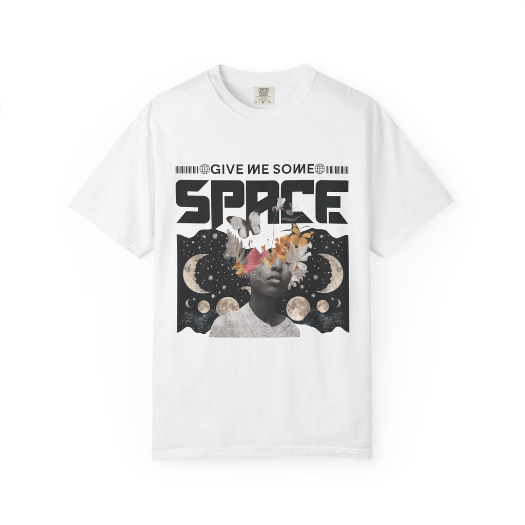 Give Me Some Space Graphic T-Shirt — Vintage Cosmic Collage Tee