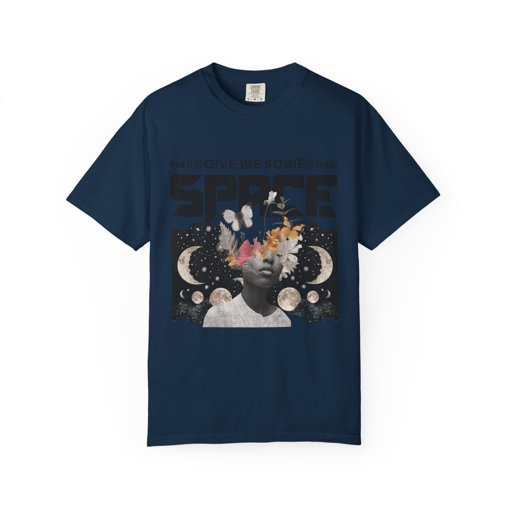 Give Me Some Space Graphic T-Shirt — Vintage Cosmic Collage Tee
