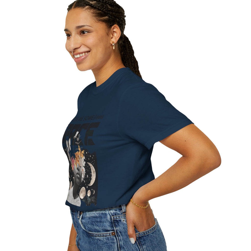 Give Me Some Space Graphic T-Shirt — Vintage Cosmic Collage Tee