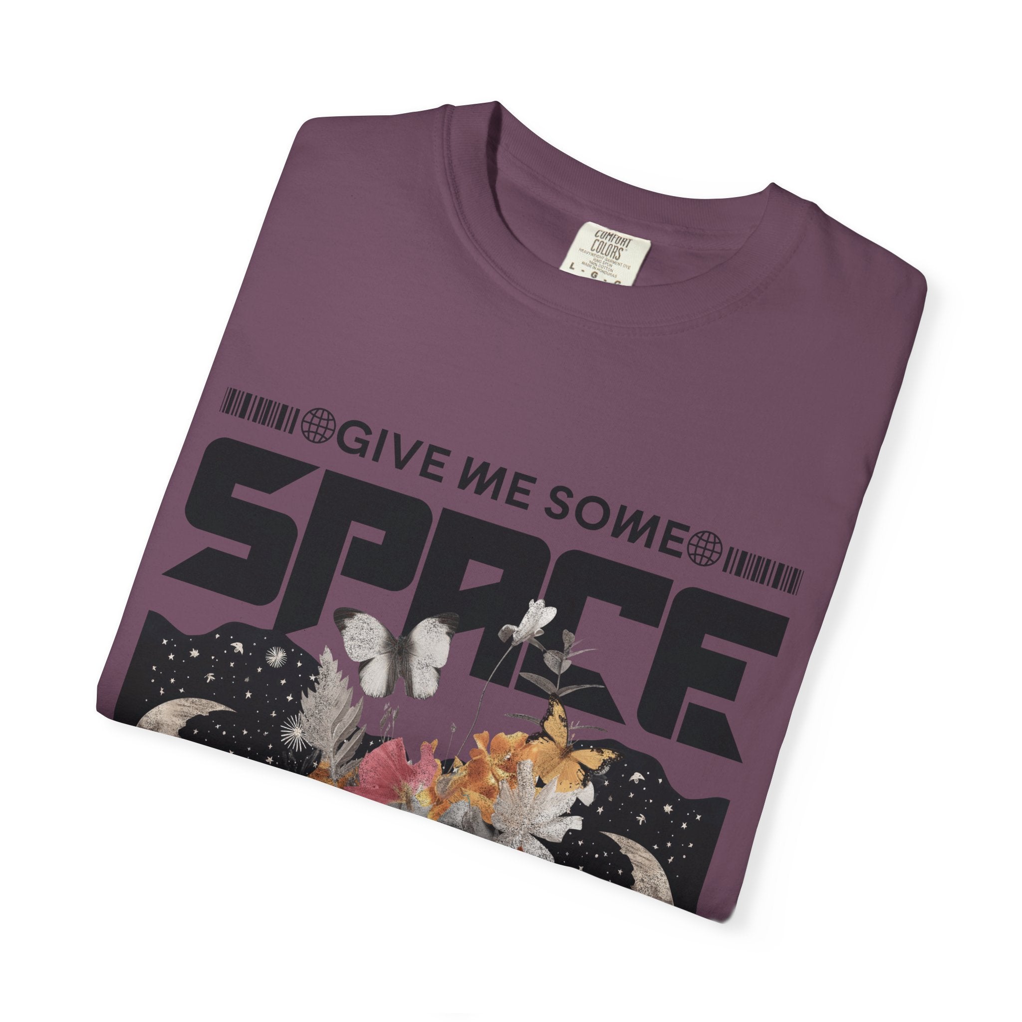 Give Me Some Space Graphic T-Shirt — Vintage Cosmic Collage Tee