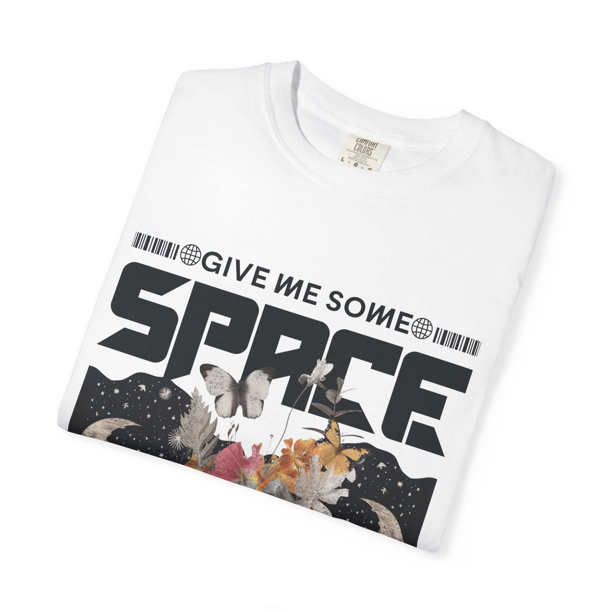 Give Me Some Space Graphic T-Shirt — Vintage Cosmic Collage Tee
