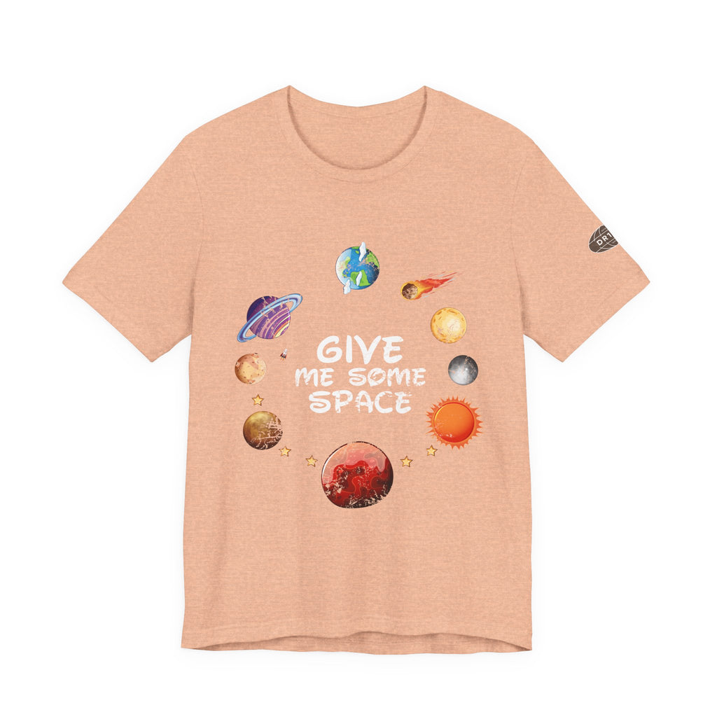 Solar System Circle Tee — Watercolor Planets Graphic T-Shirt