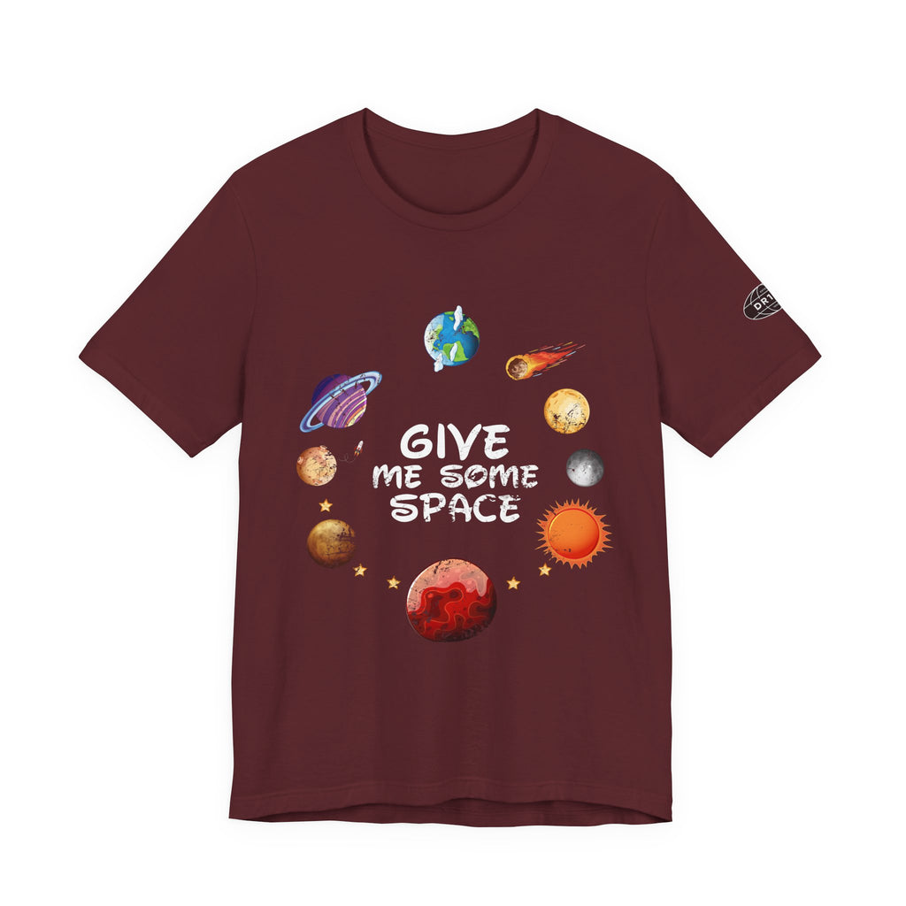 Solar System Circle Tee — Watercolor Planets Graphic T-Shirt