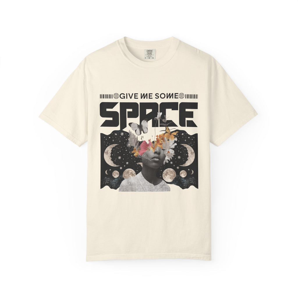 Give Me Some Space Graphic T-Shirt — Vintage Cosmic Collage Tee