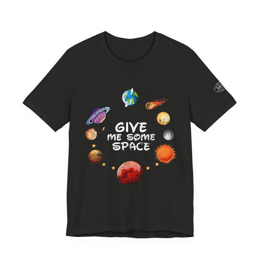 Solar System Circle Tee — Watercolor Planets Graphic T-Shirt