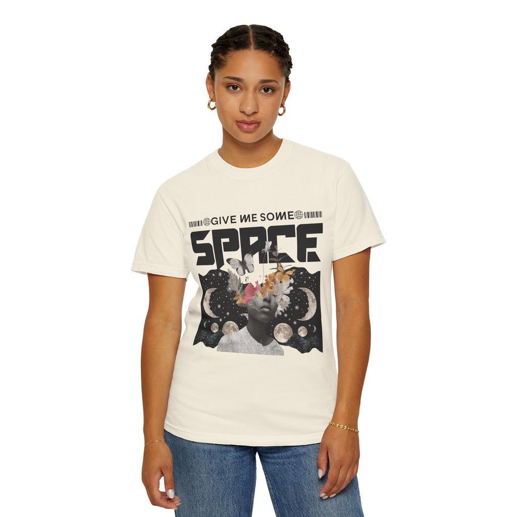 Give Me Some Space Graphic T-Shirt — Vintage Cosmic Collage Tee