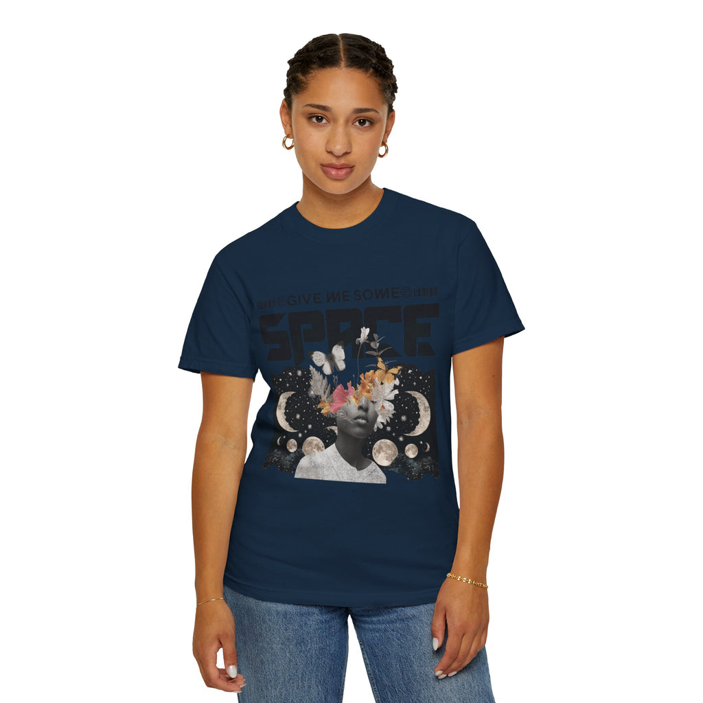 Give Me Some Space Graphic T-Shirt — Vintage Cosmic Collage Tee