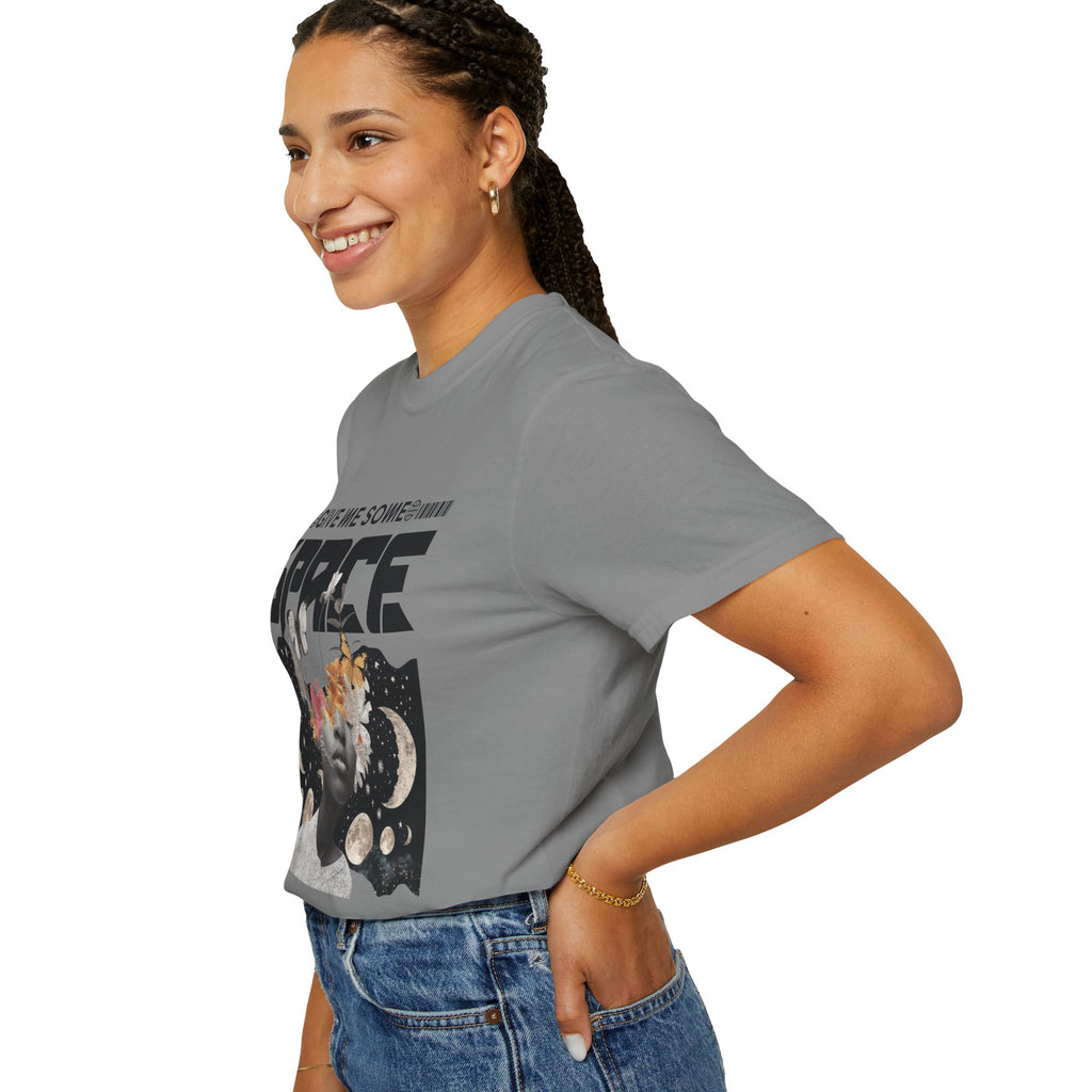 Give Me Some Space Graphic T-Shirt — Vintage Cosmic Collage Tee