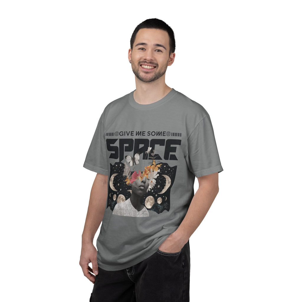 Give Me Some Space Graphic T-Shirt — Vintage Cosmic Collage Tee