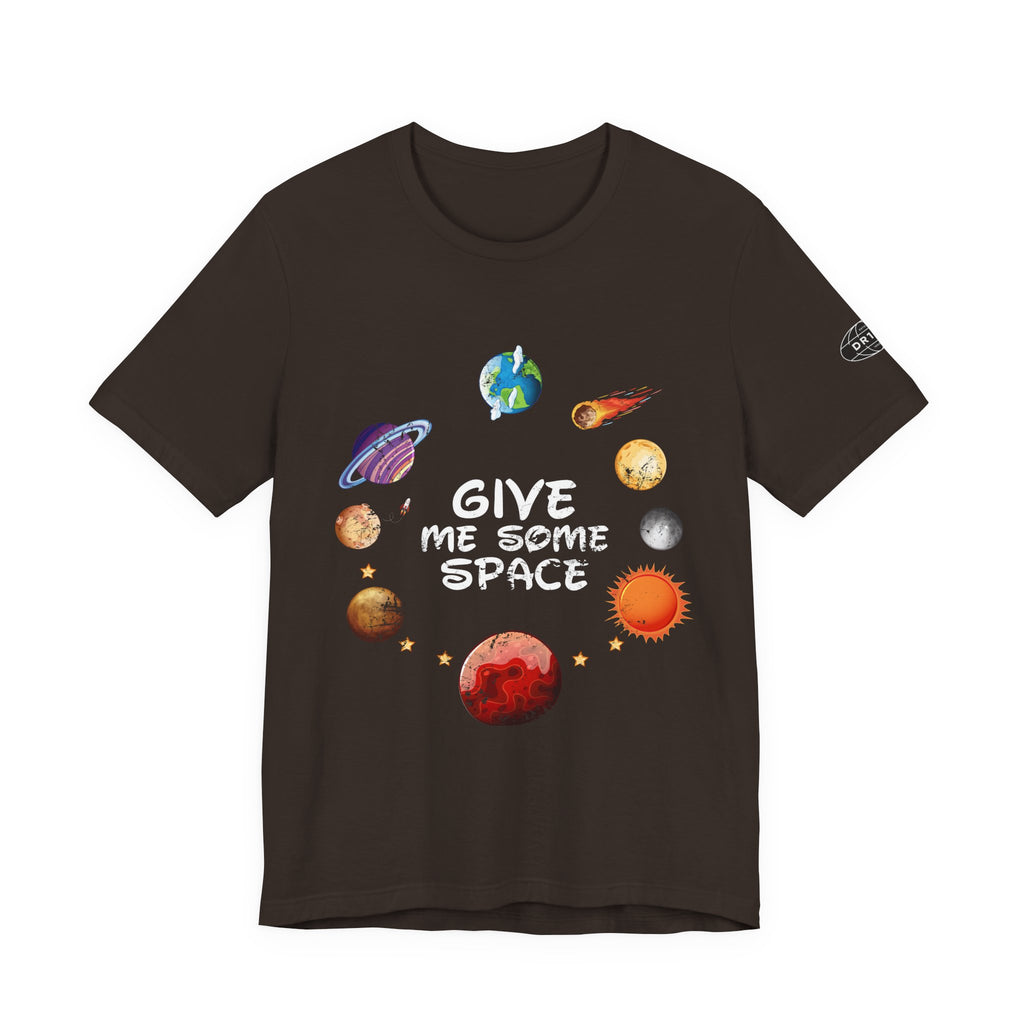 Solar System Circle Tee — Watercolor Planets Graphic T-Shirt